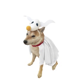 ComfyCamper Disfraz de fantasma para perros pequeños, medianos y grandes, cachorros y gatos, pequeño, color blanco