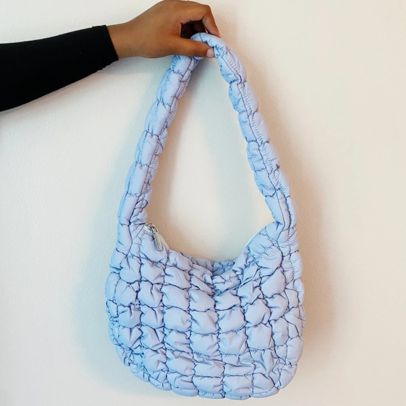 TD Everyday All at Once Quilted Shopping Bagcolor: Sky Blue