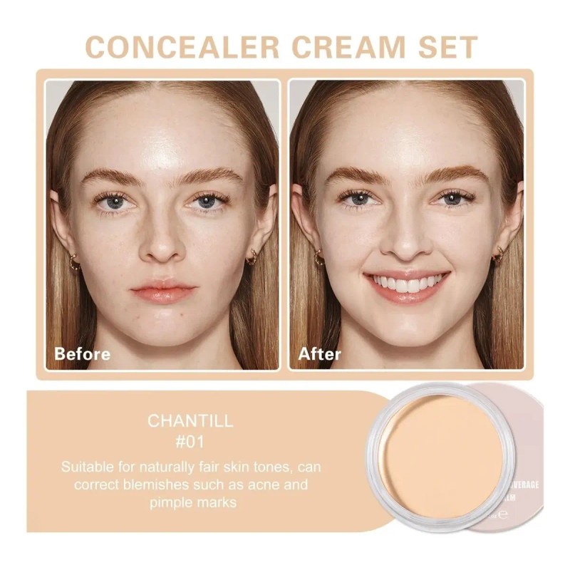Corrector De Ojos De Cobertura Total, Corrector Para