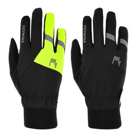 Roeckl Rofan 2 Winter Cycling Gloves Long Black/Yellow 2024: Size: 8.5