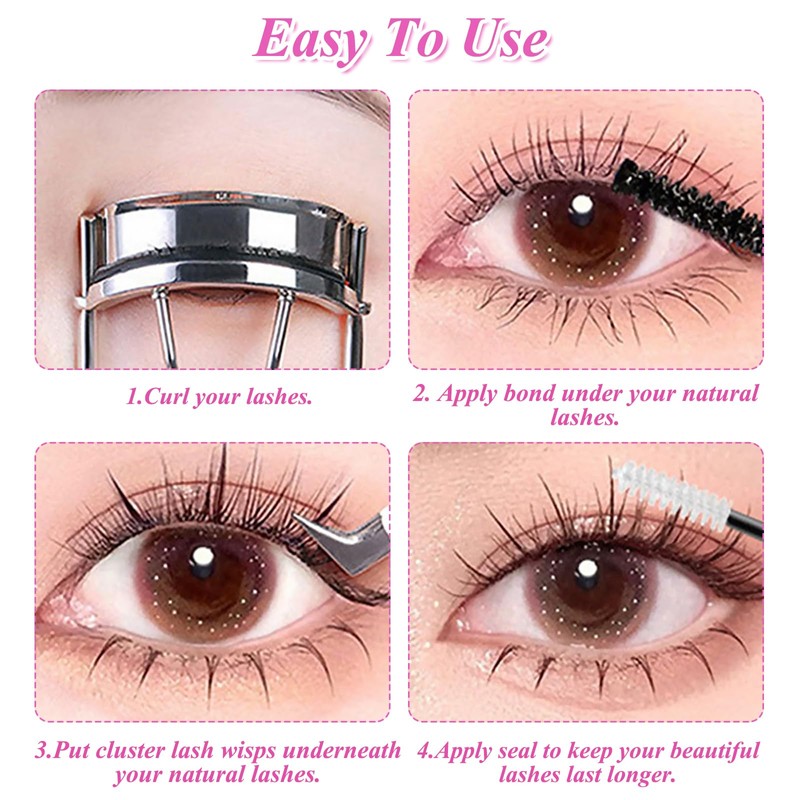 Lash Bond and Seal Cluster Eyelash Lashes Glue for Individual
