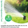 Gulfmew 5 Pcs Adjustment Tool for Hunter PGP Sprinkler Head