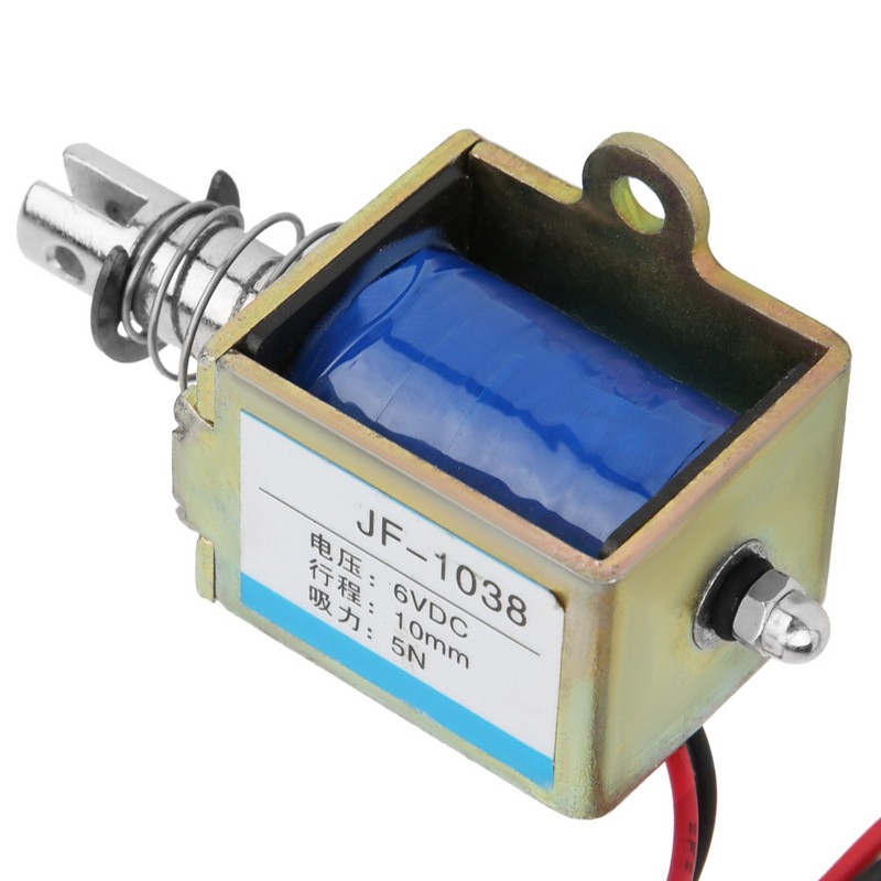 JF-1038 5N 6V DC Electromagnet Push Pull Type Solenoid Electromagnet