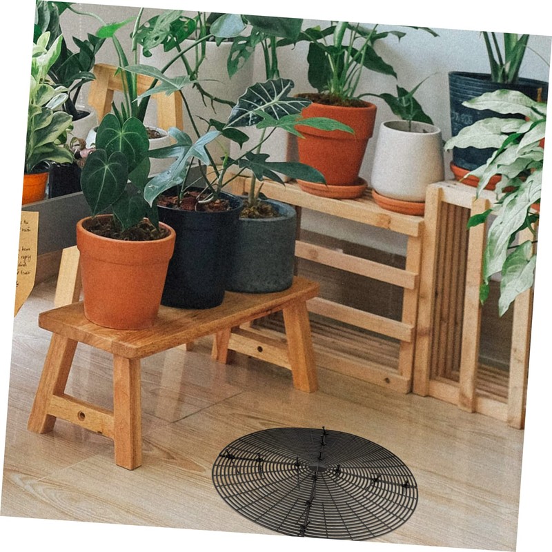 NOLITOY Flowerpot Protective Mesh Cover Cuttable for Planters Prevents Digging