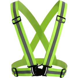 TS.CORP Reflective Vest, Safety Vest, Patrol Vest, Adjustable, High Visibility, Lightweight, Compact, Multifunctional, Fluorescent, Security Work, Security Work, Security Work, Construction Sites,