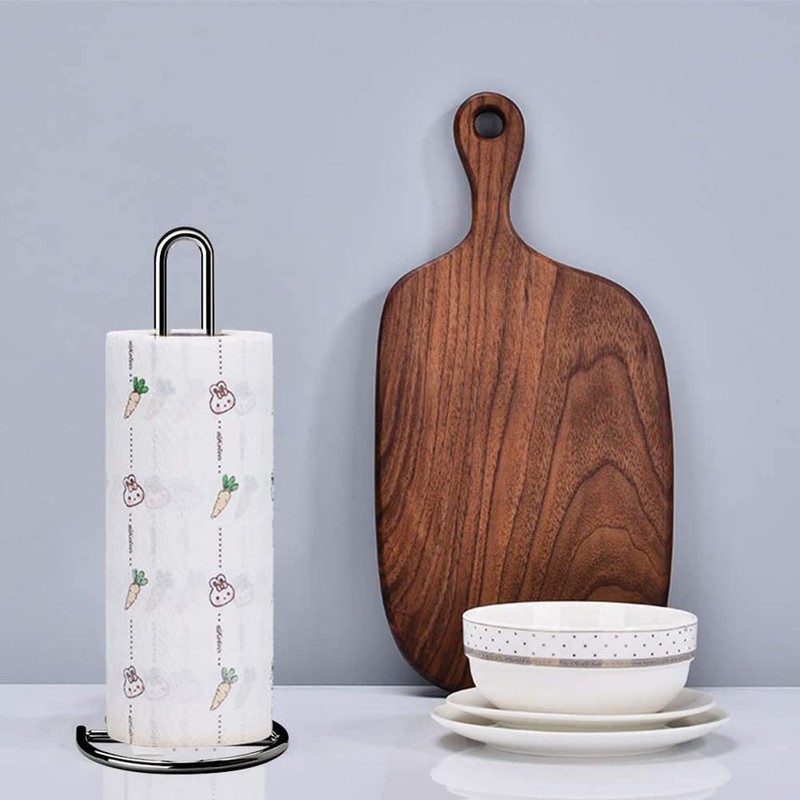 Black Standing Paper Holder, Kitchen Roll Holder, Kitchen Roll Stand,