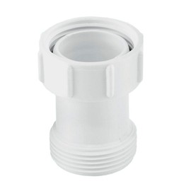 McAlpine S12A-2 Female Male Coupling-1�" BSP x 2" Length, White