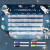 Kosmonaut Timetable Magnetic Wipe Clean (Magnetic Timetable with Pen)