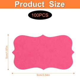 Lotsdonxia 10-Colour Mini Vintage Note Cards – Durable Kraft Paper Blank Paper Tags for Messages, Signatures, Business Cards, and Scrapbooking