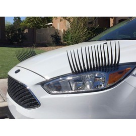 CarLashes for Ford Focus (1998-present) (also Escort, Fiesta) - 3D Headlight Eyelashes