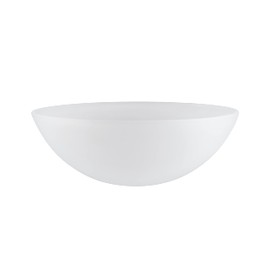 Aspen Creative 23518-11, Frosted Replacement Glass Shade for Medium Base Socket Torchiere Lamp, Swag Lamp and Pendant & Island Fixture, 10-3/8" Diameter x 3-7/8" Height