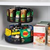 Mind Reader 2-Tier Snack Carousel, Countertop Organizer, Snack Tray, Breakroom,