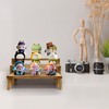 Yikaroeli Display Risers-3 Tier Wood Risers Decorative Rectangular Display Stands