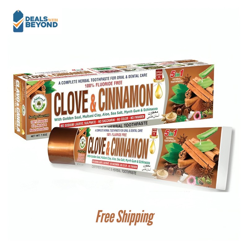 Al-Riyan Group Organic Clove & Cinnamon Herbal Toothpaste Al Riyan-5