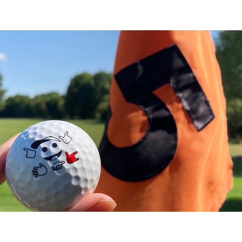 Emainer emoG Golfball, softe Golfbälle mit maximaler Reichweite, Dieser Ball