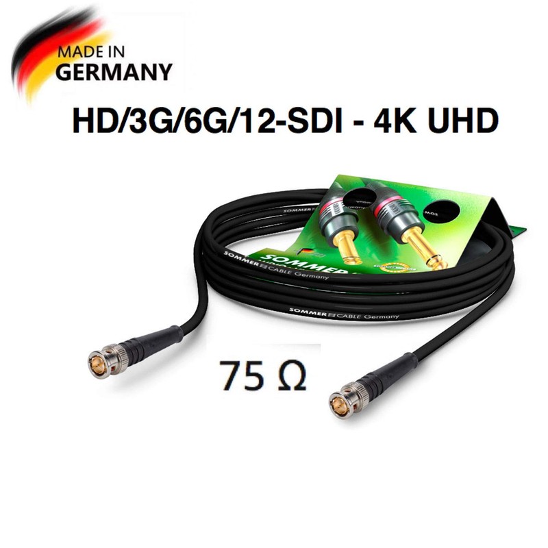 Sommer Cable - BNC Coaxial Video Cable 75 Ω -