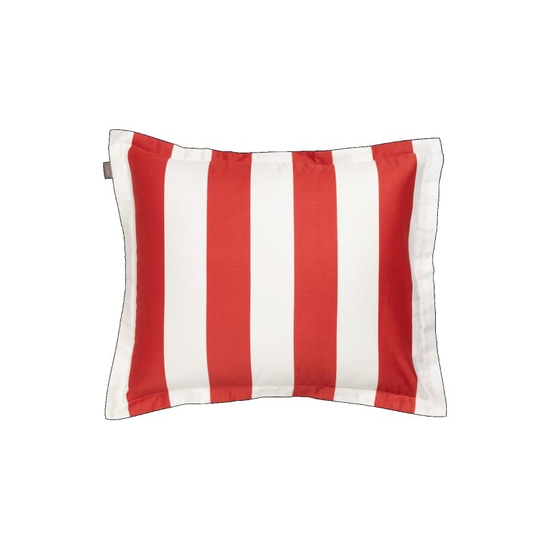GANT Bold Stripe Cushion Cover Single Colour Warm Sienna Size