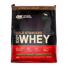 Optimum Nutrition Gold Standard 100% Whey Extreme Milk Chocolate Protein Powder Drink Mix 5.64 LBS