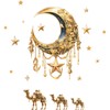 Eid Mubarak Wall Stickers Moon Star Camel Wall Decals Ramadan