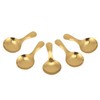 5Pcs Short Spoon Stainless Steel Ice Cream Scoop Tea Dessert