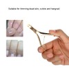 Professional Cuticle Nippers, Dead Skin Scissors, Stainless Steel Cuticle Gold