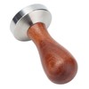 53mm Coffee Tamper with Wooden Handle Stainless Steel Coffee Powder