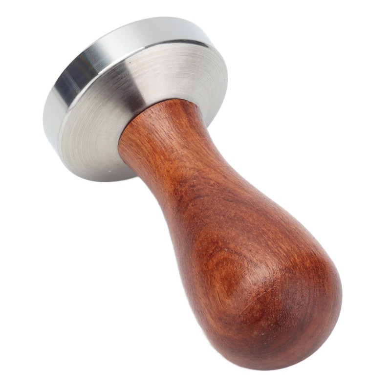 53mm Coffee Tamper with Wooden Handle Stainless Steel Coffee Powder