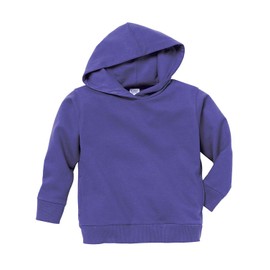 RABBIT SKINS Toddler Pockets Fleece Hooded Sweatshirt, Purple, 2T