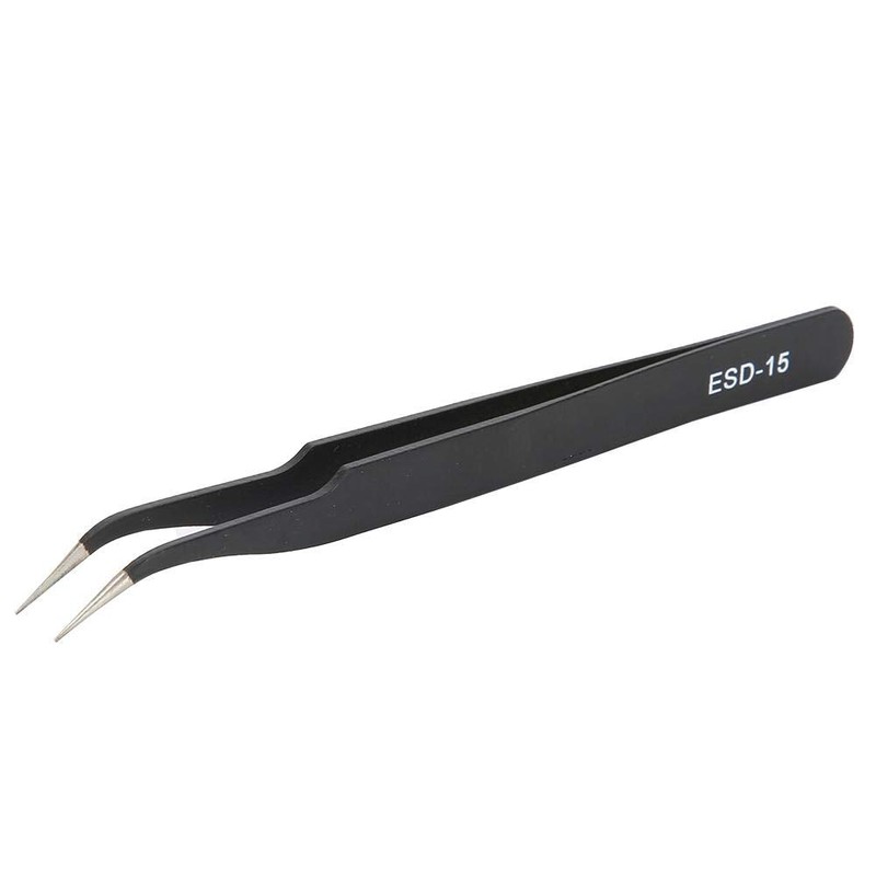 2 x repair tool set for curved tweezers, made of