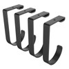 FLEXIMOUNTS 4 Pack Add On Storage Flat Hook Accessory for