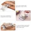 FUNOMOCYA Stainless Steel Egg Slicer 2 Pcs Egg Cutter for