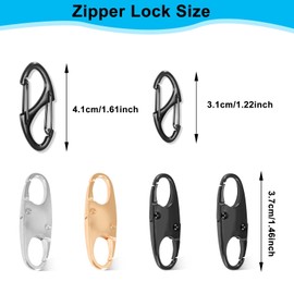 29PCS Lock Combo Set, Double-Sided Spring S Anti-Theft Locks for Luggage, Backpacks, Suitcases, Clothing, Purses, Boots, Travel & Outdoor Security