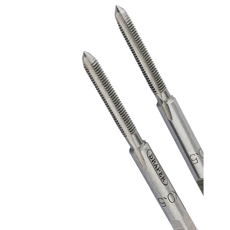 Draper 83795 3mm Coarse Hand Taps Taper and Plug ,