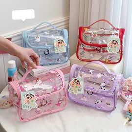 Shin-chan Design Large Capacity Waterproof Hanging Toiletry Pouch No. 2 3ea