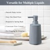 zuxzmj Gray 2 Pack Hand Soap Dispensers with No Rust