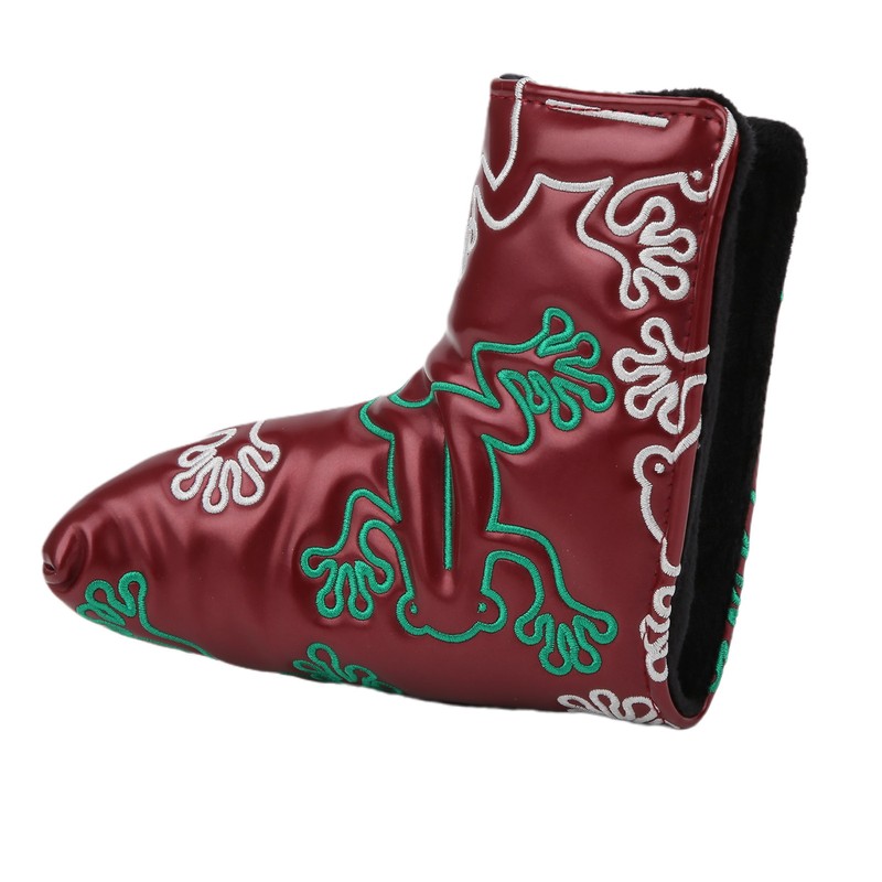 Golf Putter Headcover Embroidery Putters PU Protective Head Cover Magnetic