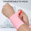 KEKING® Compression Wrist Sleeves for Women Men, 1 Pair, Premium