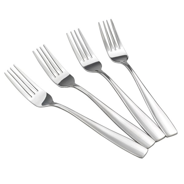 HOMMP Tenedores para cena de acero inoxidable de 16 piezas, 8.27 PULGADAS