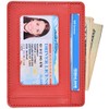 RFID Slim Wallet Leather Front Pocket Minimalist Wallet Card Holder