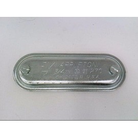 APPLETON 270 APPLETON 270 Form 7, Conduit Cover, 3/4 in, Sheet Steel