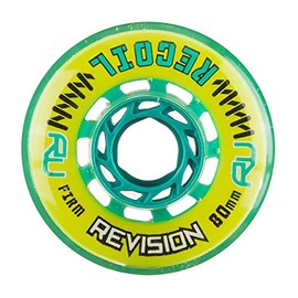 Roll Revision Recoil 78A Firm l Price per Unit l Bearing Insert: 608 / Standard l Colour: Yellow l Hardness: Firm 78A (Indoor) Size 80 mm
