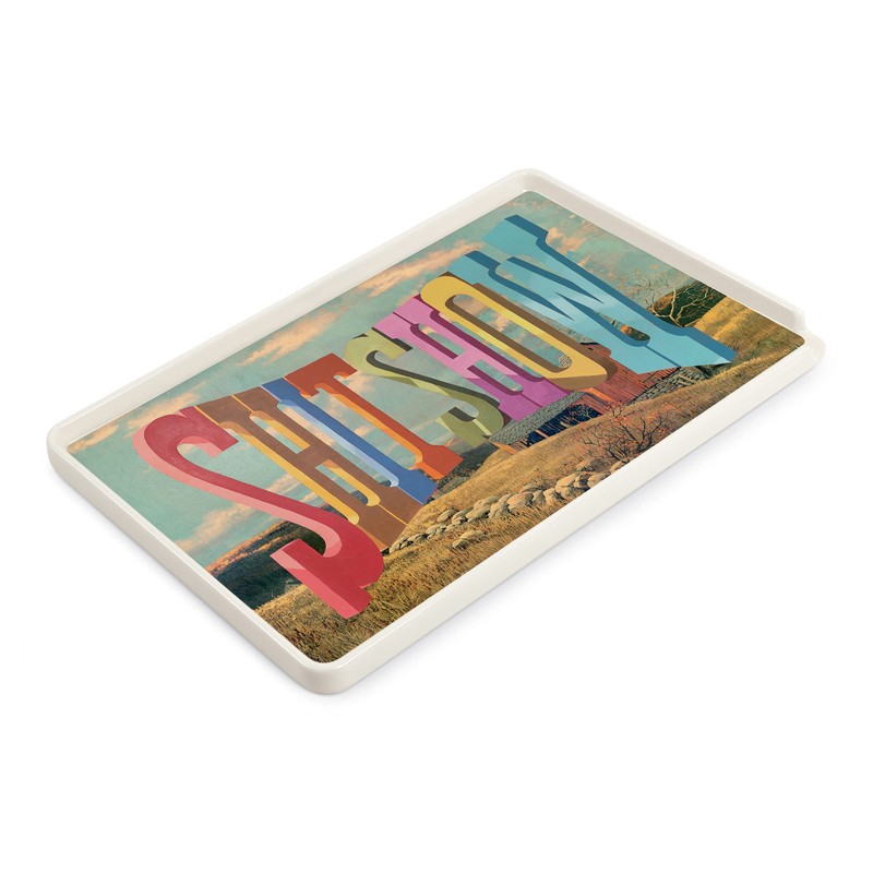Genuine Fred Super Useful Tray, Shitshow by Wayne White, Melamine