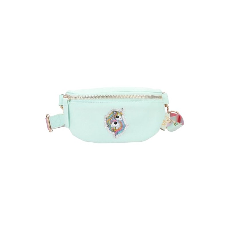 Depesche 13125 Ylvi Small Cross Bag in Turquoise with Unicorn