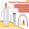 24Pcs Lamb and Goat Kid Feeding Tube Kit Feeding Bottles