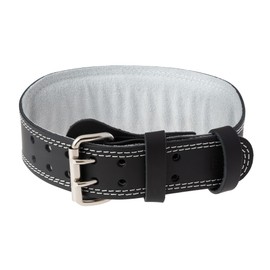 Gold Gym Training Leather Belt, BK S 25.6 - 29.5 inches (65 - 75 cm), G3368 (Genuine Product, Favorite of Gold Gym Trainers), Popular, Classic Belt, Black