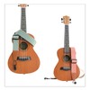 Ukulele Straps Shoulder No Drilling, Woven Uke Strap with Leather