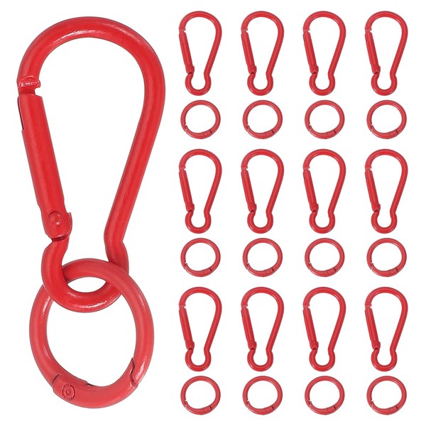 uxcell 20 Pcs Spring Snap Clip, Spring Snap Key Chain