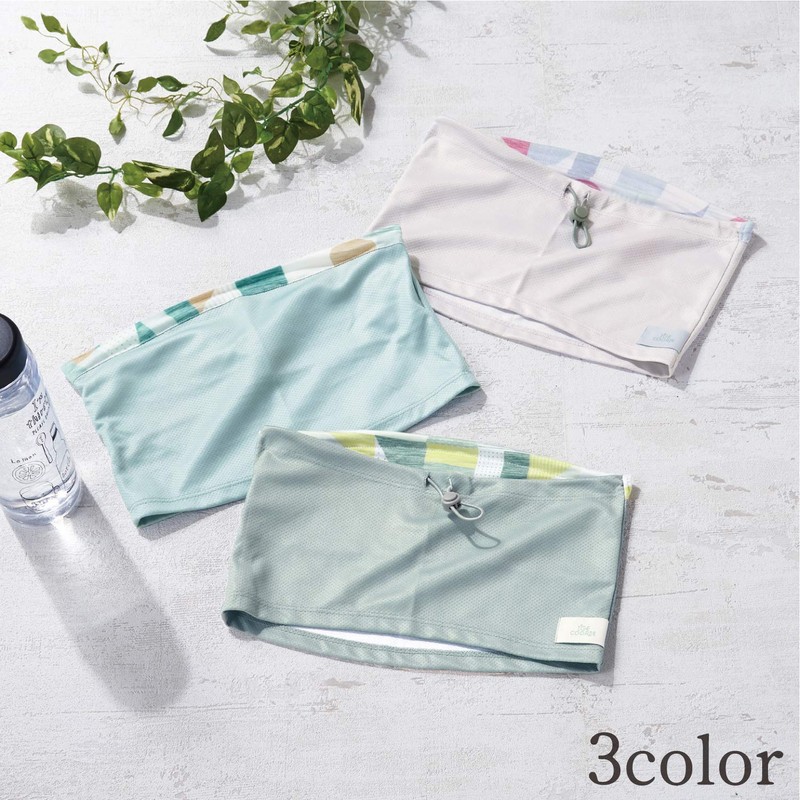 Elecom HCC-F21BU Cool Face Guard, Contact Cooling Sensation, Heat Prevention