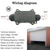 NEWNEWLIU DC12V Forward and Reverse Remote Control Switch，Waterproof Wireless DC