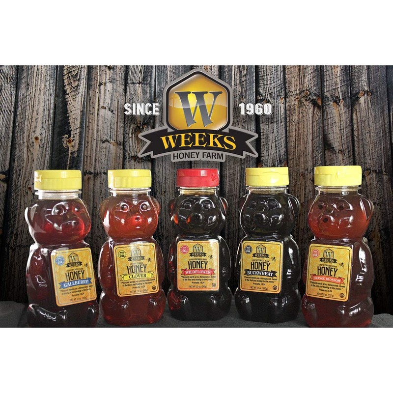 Weeks Honey, Honey Buckwheat, 12 Ounce